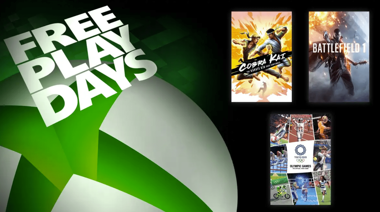Free Play Days: Cobra Kai: The Karate Kid Saga Continues, Battlefield 1 e  Olympic Games Tokyo 2020 estão de graça para jogar